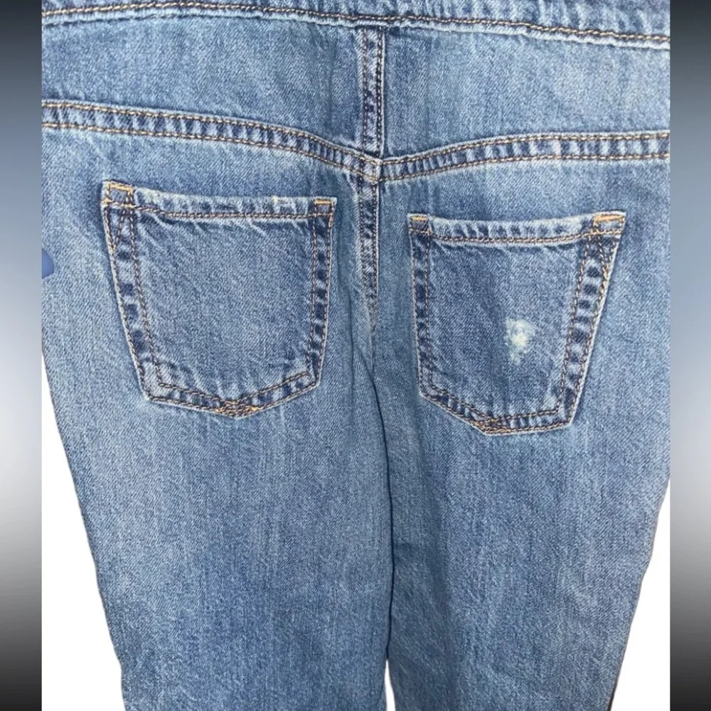 GAP Kids Girls Blue Denim Overalls Size S 6/7 Adjustable Straps